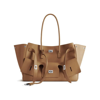 Signature Winged Leather Tote