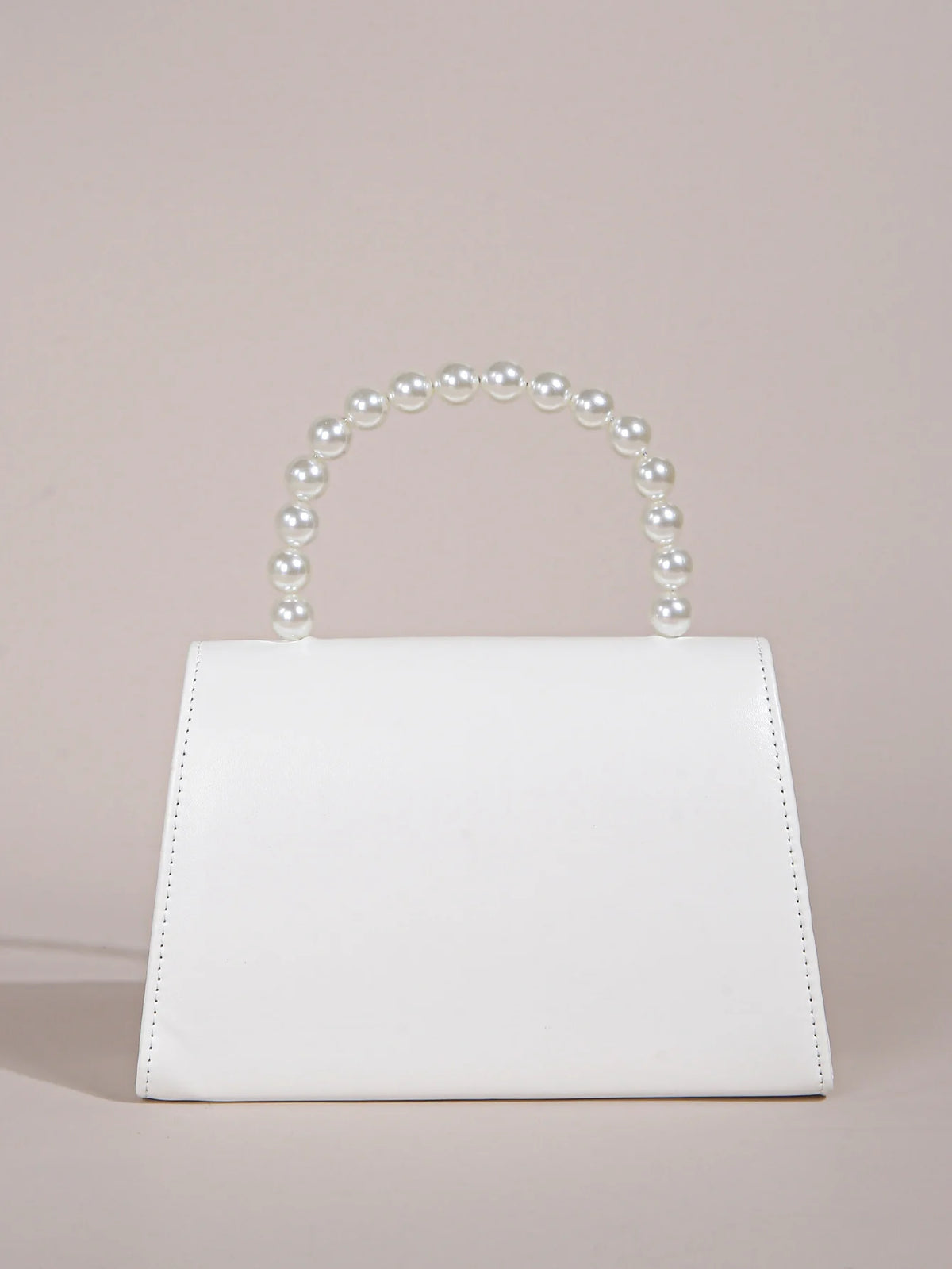 Statement Pearl Handle Evening Clutch