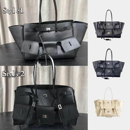 Signature Winged Leather Tote