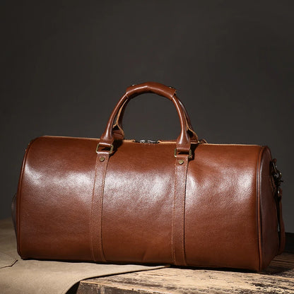 Heritage Genuine Leather Travel Duffle