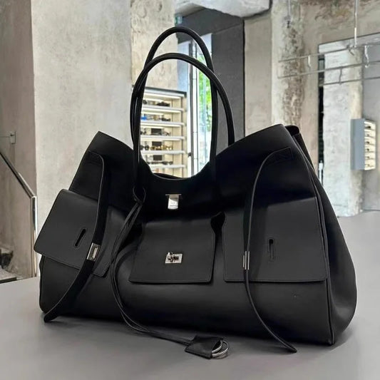 Signature Winged Leather Tote