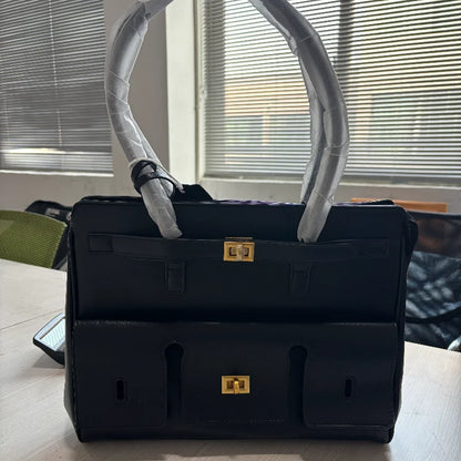 Signature Winged Leather Tote