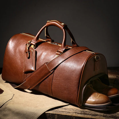Heritage Genuine Leather Travel Duffle