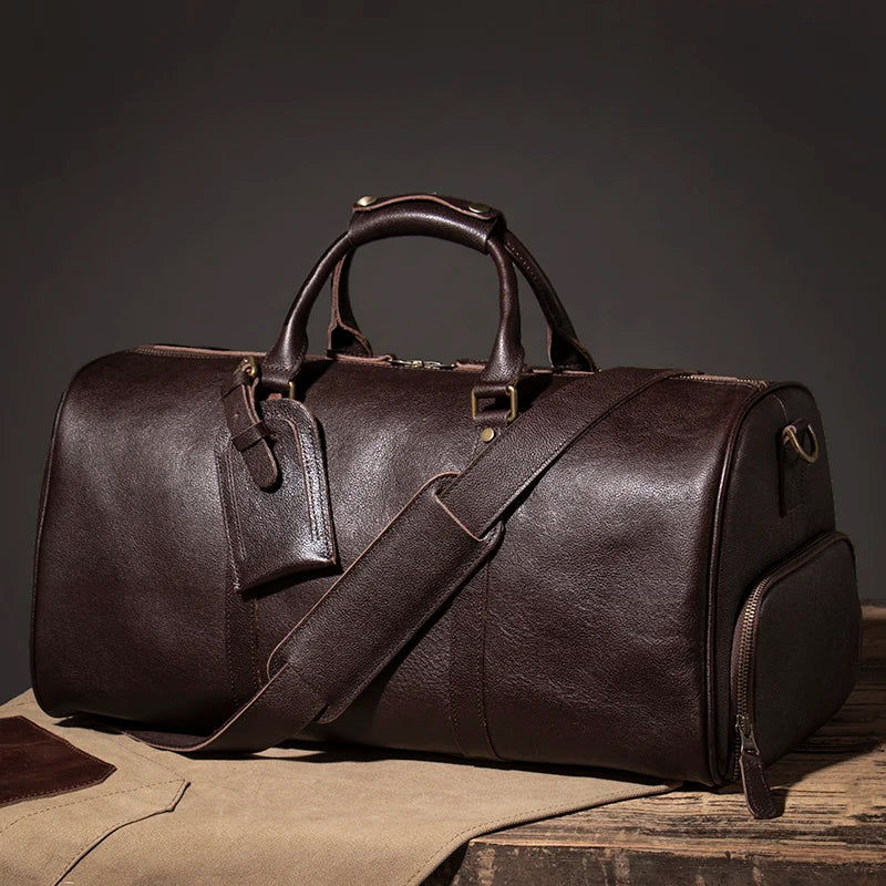 Heritage Genuine Leather Travel Duffle